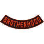 Hot Leathers Brotherhood 12″ X 3″ Bottom Rocker Patch PPM5115