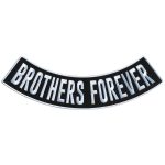 Hot Leathers Brothers Forever 12″ X 3″ Bottom Rocker Patch PPM5117