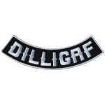 Hot Leathers DILLIGAF  4″ X 1″ Bottom Rocker Patch PPM5126