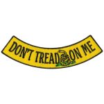 Hot Leathers Don’t Tread On Me 4″ X 1″ Bottom Rocker Patch PPM5128