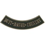 Hot Leathers Duty Honor Country 4″ X 1″ Bottom Rocker Patch PPM5130