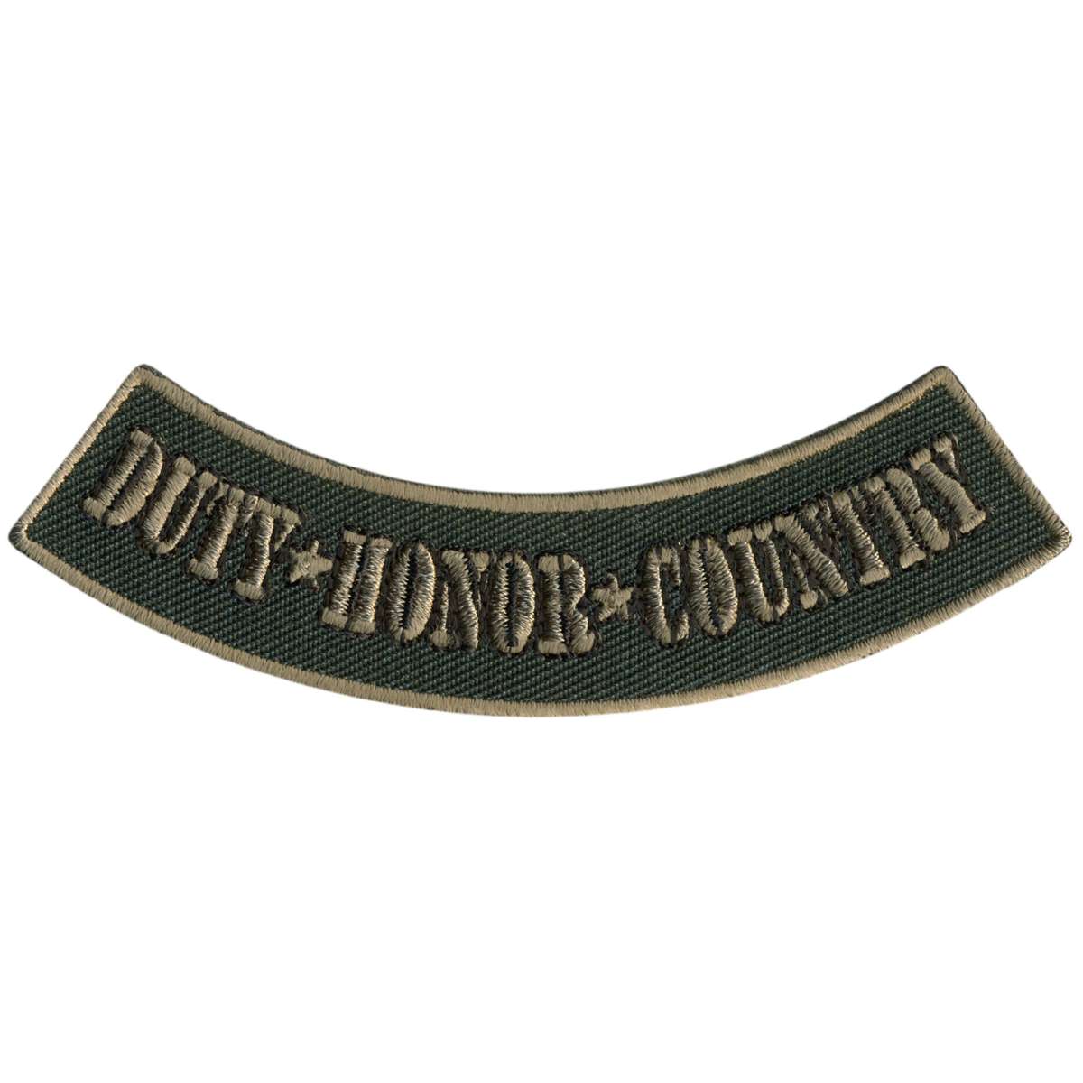 Hot Leathers Duty Honor Country 4″ X 1″ Bottom Rocker Patch PPM5130
