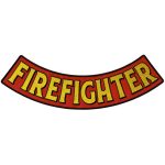 Hot Leathers Firefighter 12″ X 3″ Bottom Rocker Patch PPM5131