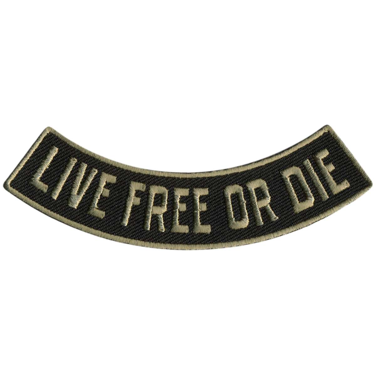 Hot Leathers Live Free Or Die 4″ X 1″ Bottom Rocker Patch PPM5140