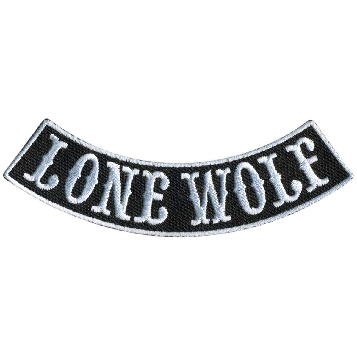 Hot Leathers Lone Wolf 4″ X 1″ Bottom Rocker Patch PPM5144