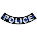 Hot Leathers Police 12″ X 3″ Bottom Rocker Patch PPM5147