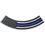 Hot Leathers Thin Blue Line 4″ X 1″ Bottom Rocker Patch PPM5158