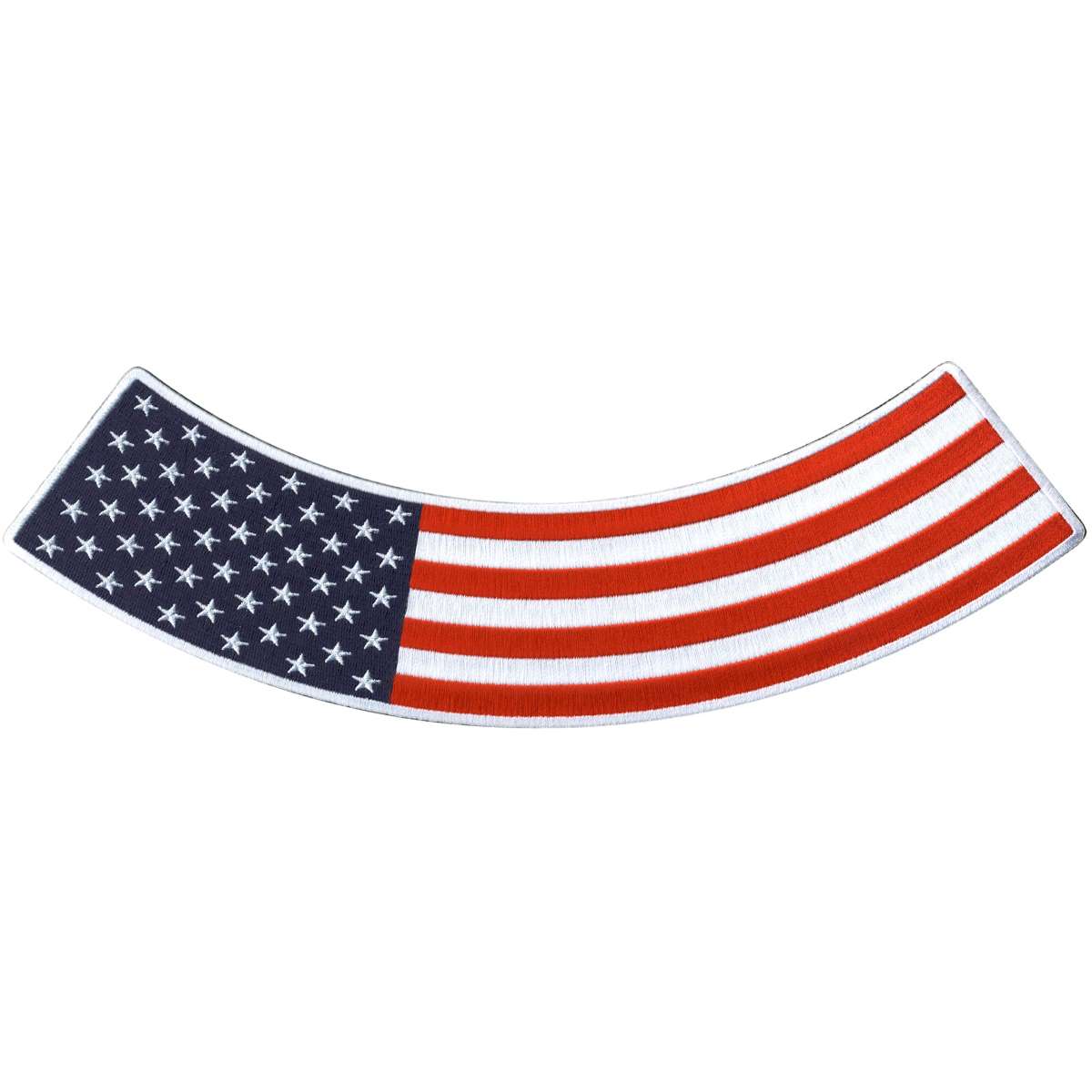 Hot Leathers American Flag 12″ X 3″ Bottom Rocker Patch PPM5159