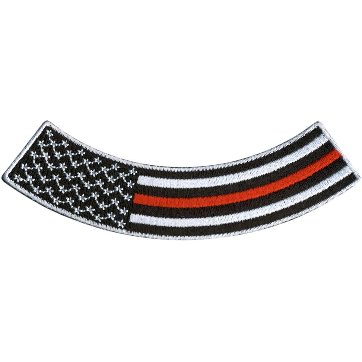 Hot Leathers Thin Red Line 4″ X 1″ Bottom Rocker Patch PPM5164