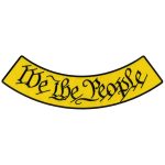 Hot Leathers We The People 12″ X 3″ Bottom Rocker Patch PPM5165