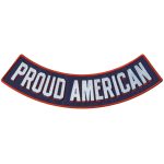 Hot Leathers Proud American 12″ x 3″  Bottom Rocker Patch PPM5179