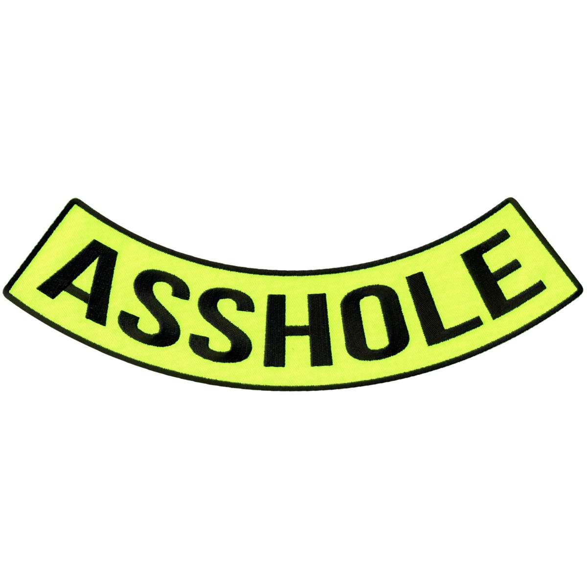 Hot Leathers Asshole 12″ X 3″ Bottom Rocker Patch PPM5181