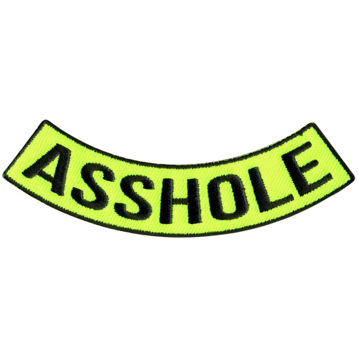 Hot Leathers Asshole 4″ X 1″ Bottom Rocker Patch PPM5182