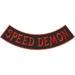 Hot Leathers Speed Demon 12″ X 3″ Bottom Rocker Patch PPM5207