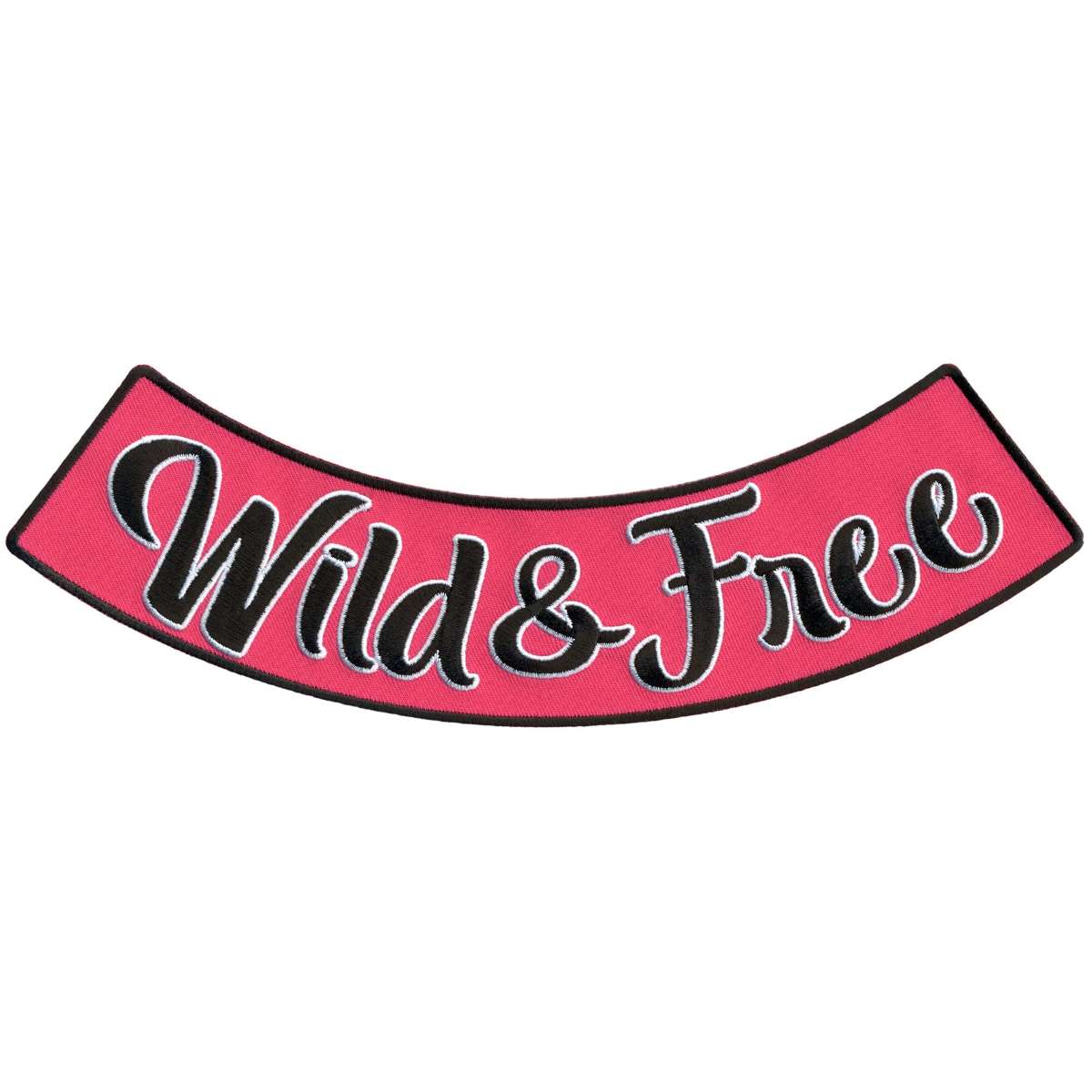 Hot Leathers Wild & Free 10″ X 2″ Bottom Rocker Patch PPM5211