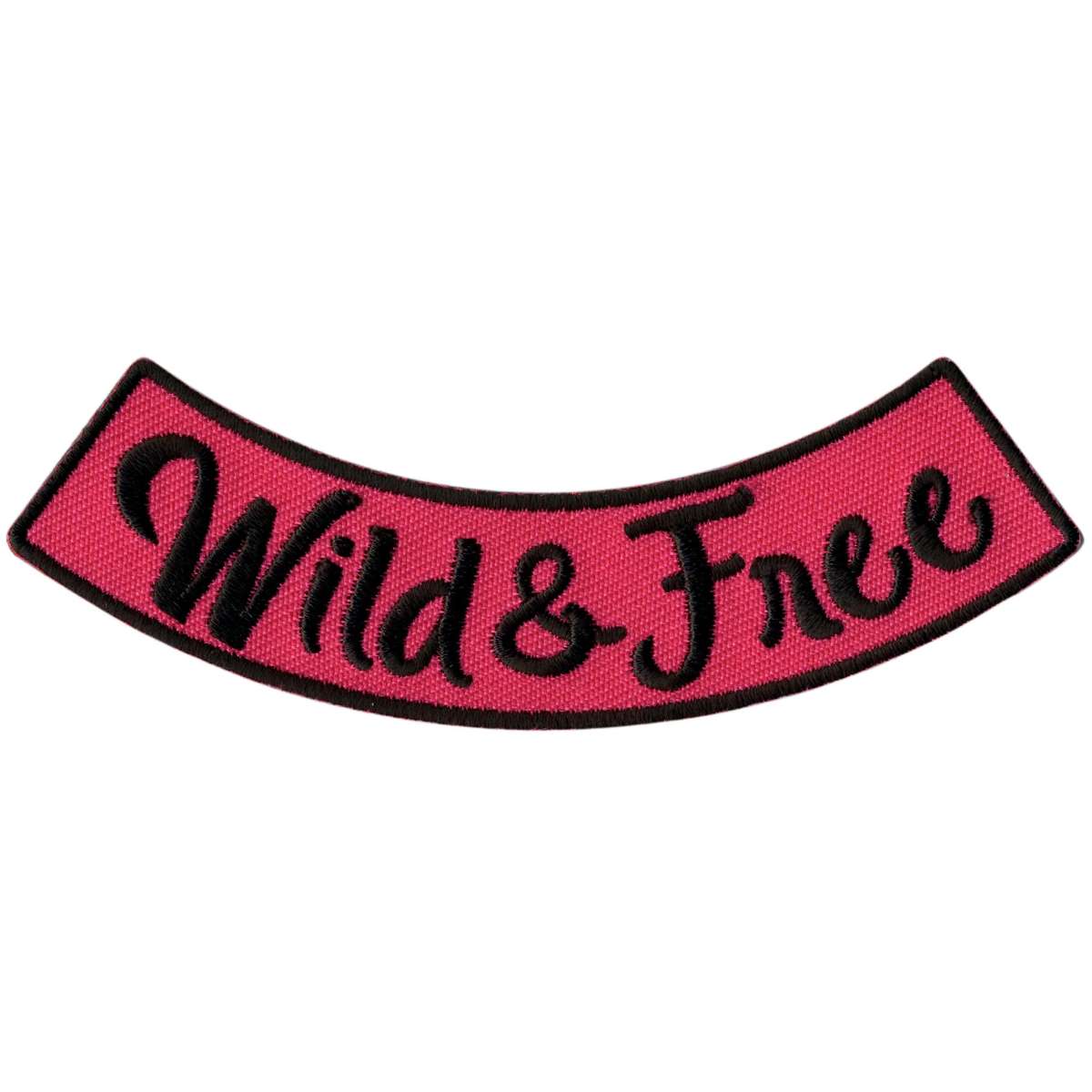 Hot Leathers Wild & Free 4″ X 1″ Bottom Rocker Patch PPM5212