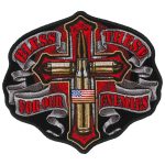 Hot Leathers Bless These For Our Enemies 5″ Patch PPQ1045