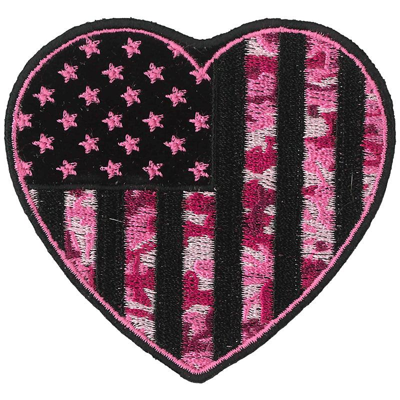 Hot Leathers PPQ1060 Camo Heart 3″ Patch