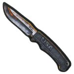 Hot Leathers PPQ1193 USA Knife 6″ Patch PPQ1193