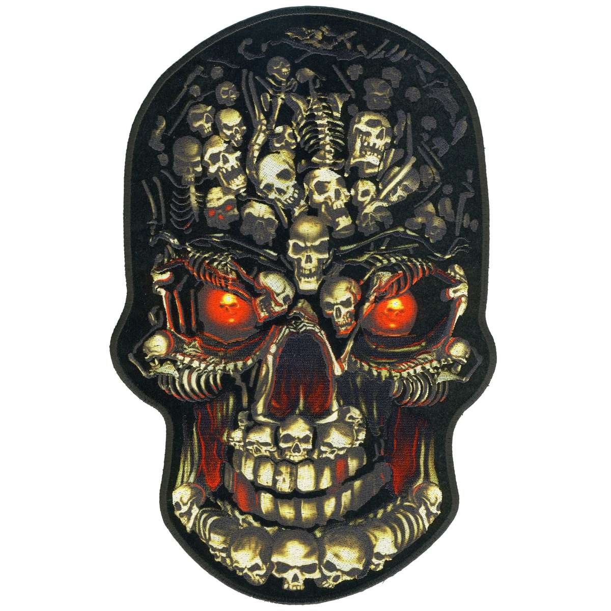 Hot Leathers Skulls Make Skull Patch 10.5″ PPQ1259