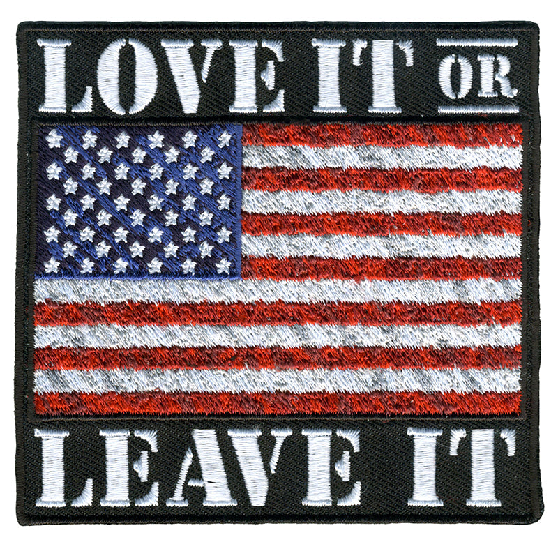Hot Leathers PPQ1313 Love It Leave It 3.5″ Patch