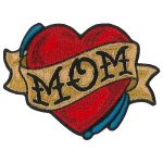 Hot Leathers PPQ1470 Mom Heart 3.5″ Patch