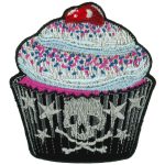 Hot Leathers Cupcake Skull 3.25″ Patch PPQ1533