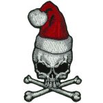 Hot Leathers Santa Skull 3.25″ Patch PPQ1570