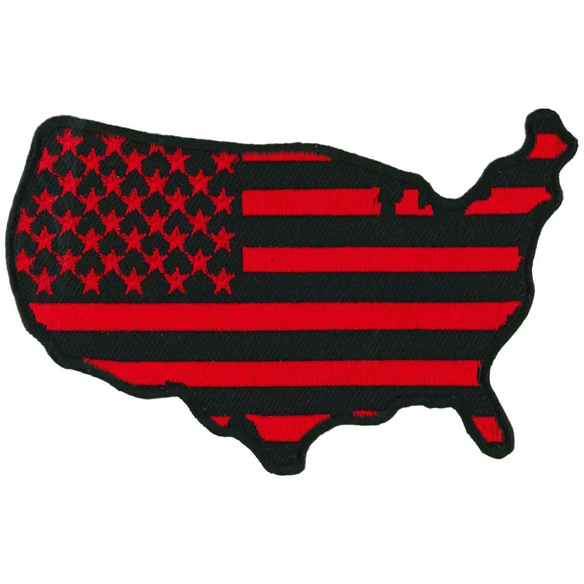Hot Leathers Red Country Flag 4″ Patch PPQ1640