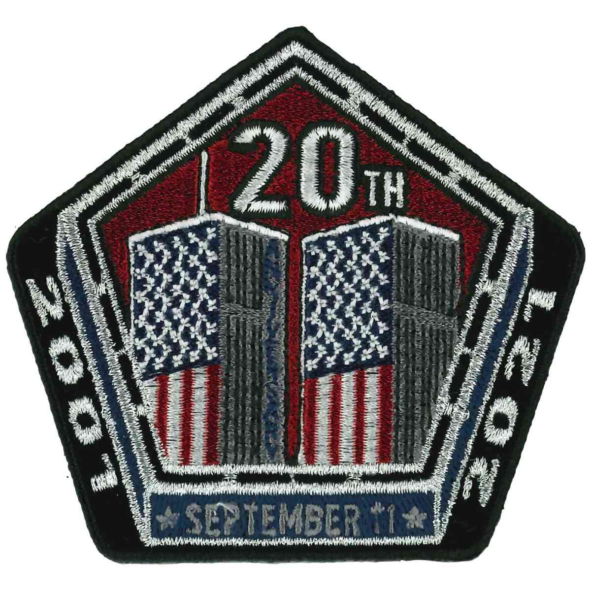 Hot Leathers PPQ1673 9-11 Pentagon and Towers 3″ Patch