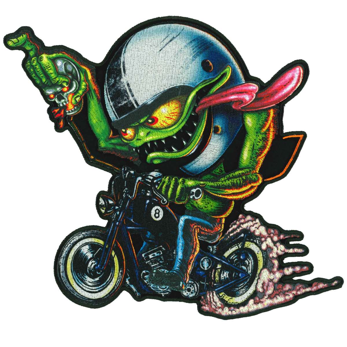 Hot Leathers Monster Riding 9″ Patch PPQ1819