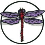 Hot Leathers Dragonfly Patch 3″ PPQ2040