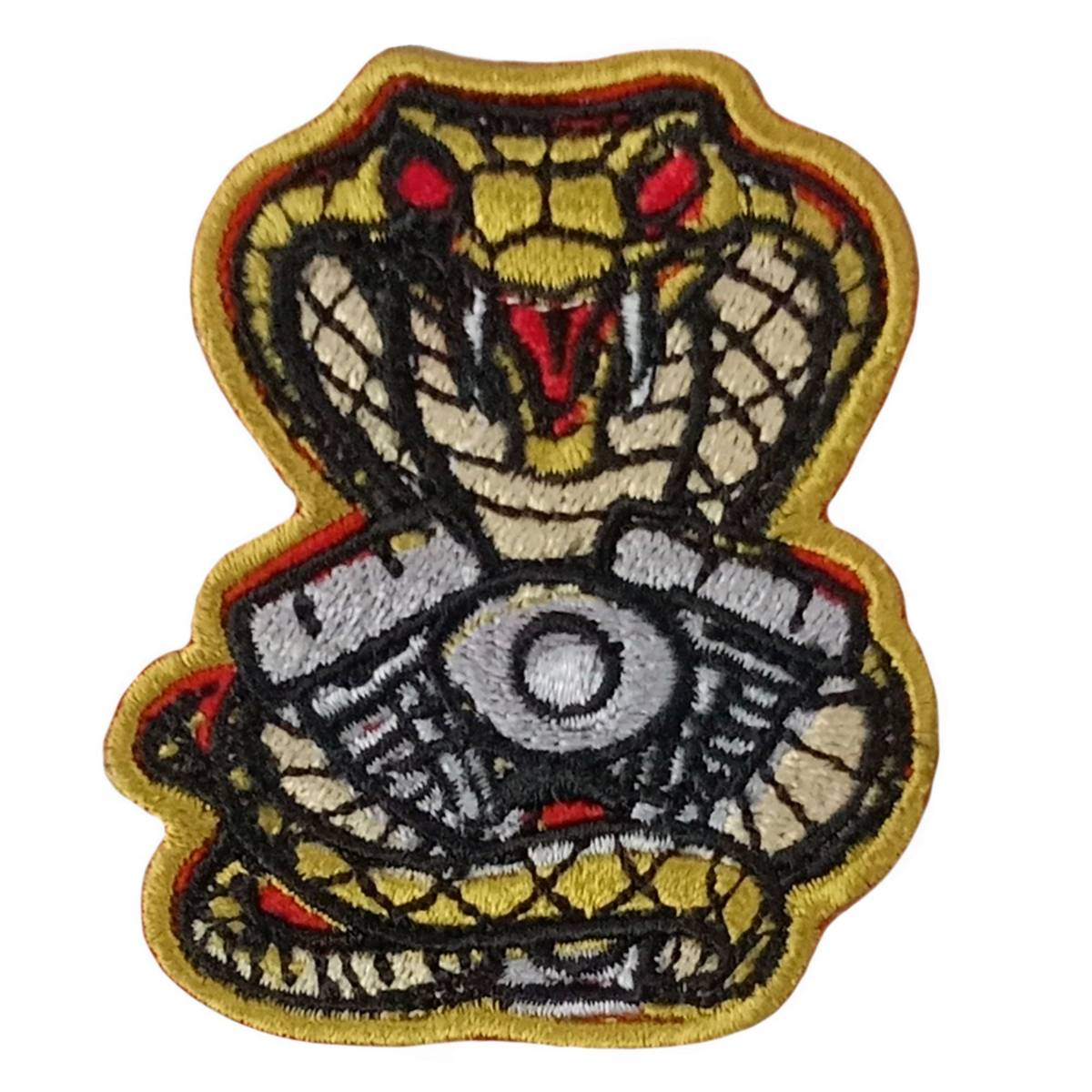 Hot Leathers Kid Cobra Motor 2.3″ X 3″ Embroidered Patch PPQ2290