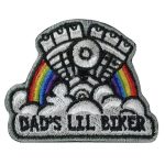 Hot Leathers Kid Rainbow Engine 2.5″ X 2″ Embroidered Patch PPQ2350