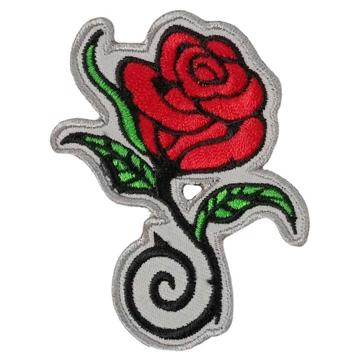 Hot Leathers Kid Rose Twirl 2.3″ X 3″ Embroidered Patch PPQ2370