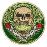 Hot Leathers Pot Skull 3″ X 3″ Embroidered Patch PPQ2380