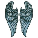 Hot Leathers Angel Wings 2 4″ 3.6 X 4.39 Embroidered Patch PPQ2398