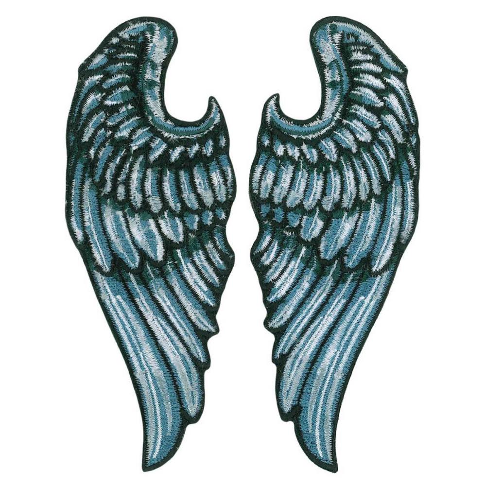 Hot Leathers Angel Wings 2 4″ 3.6 X 4.39 Embroidered Patch PPQ2398