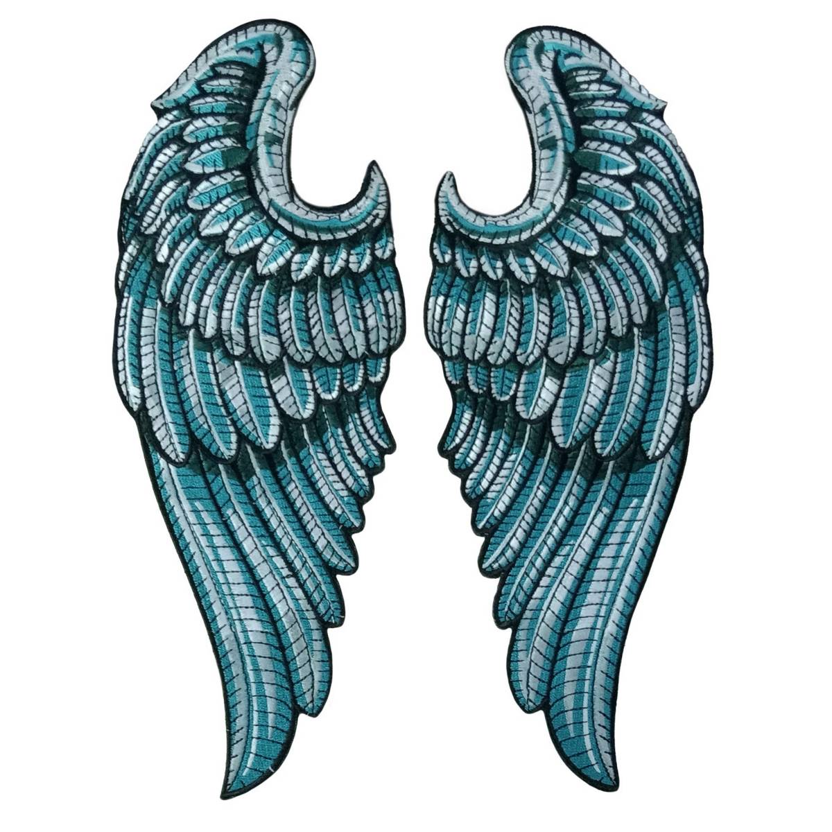 Hot Leathers Angel Wings 2 10″ 7.9 X 9.6″ Embroidered Patch PPQ2399