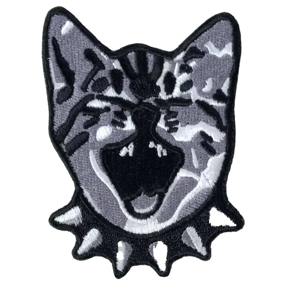 Hot Leathers Cat Yell 2.25 X 2.8 Embroidered Patch PPQ2430
