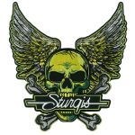 Hot Leathers Sturgis Skull Bird 10″ Patch PPQ2739