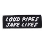 Hot Leathers PPR1007 Loud Pipes Lower Back 10″ x 4″ Patch