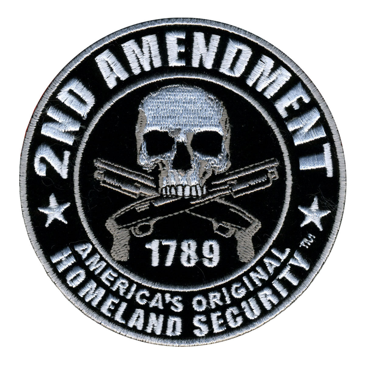 Hot Leathers PPV1008 2nd Amendment America’s Original Homeland Security Hook Back 4″ x 4″ Patch