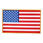 Hot Leathers American Flag Hook and Loop 3″ x 2″ Patch PPV1009