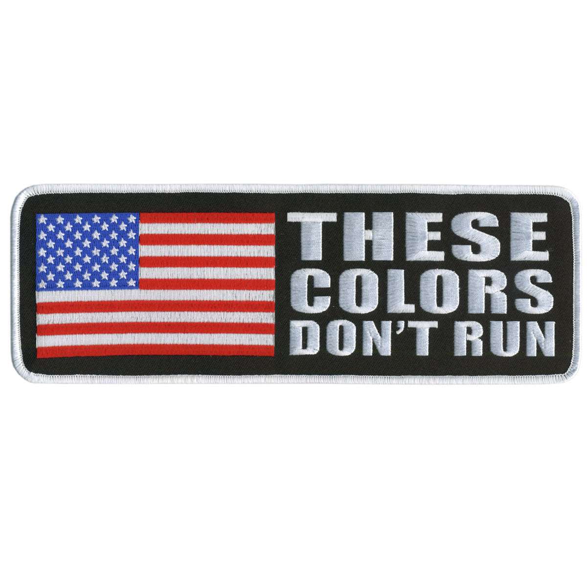 Hot Leathers These Colors Dont Run Hook and Loop 4″ x 2″ Patch PPV1040