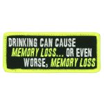 Hot Leathers 4″ Drinking Memory Loss Patch PPW1045
