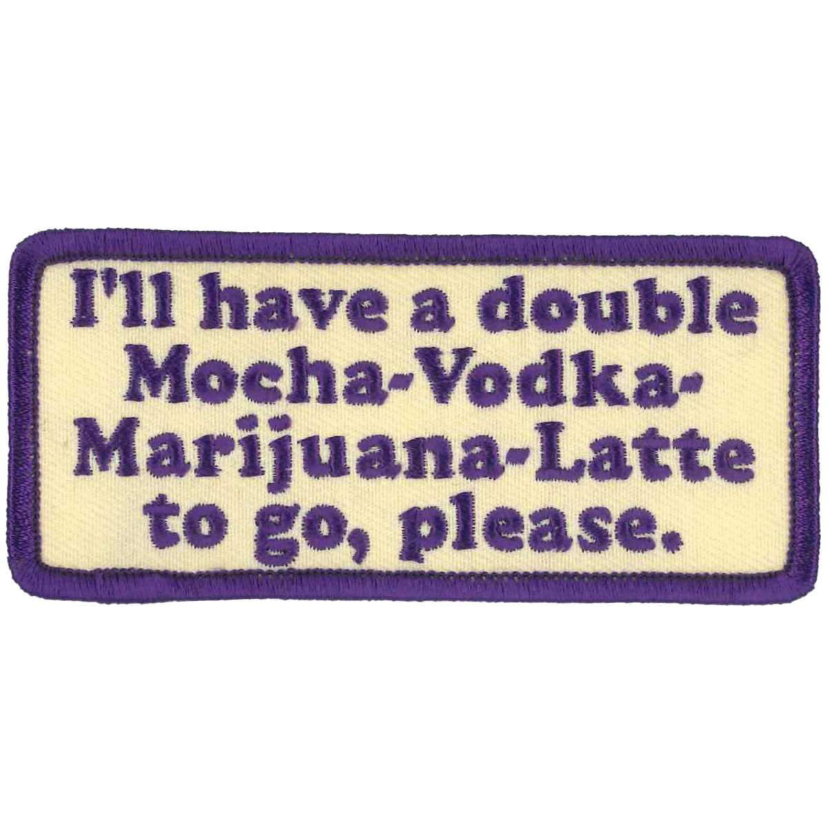 Hot Leathers Mocha Vodka 4″ Patch PPW1056