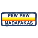 Hot Leathers Pew Pew 4″ Patch PPW1067