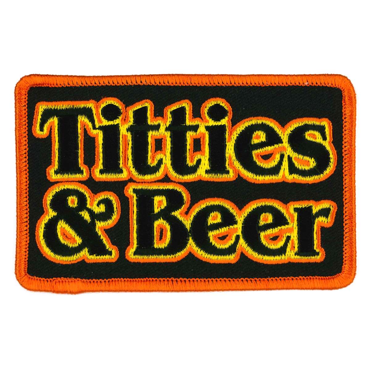 Hot Leathers 4″ Titties and Beer Patch PPW1076