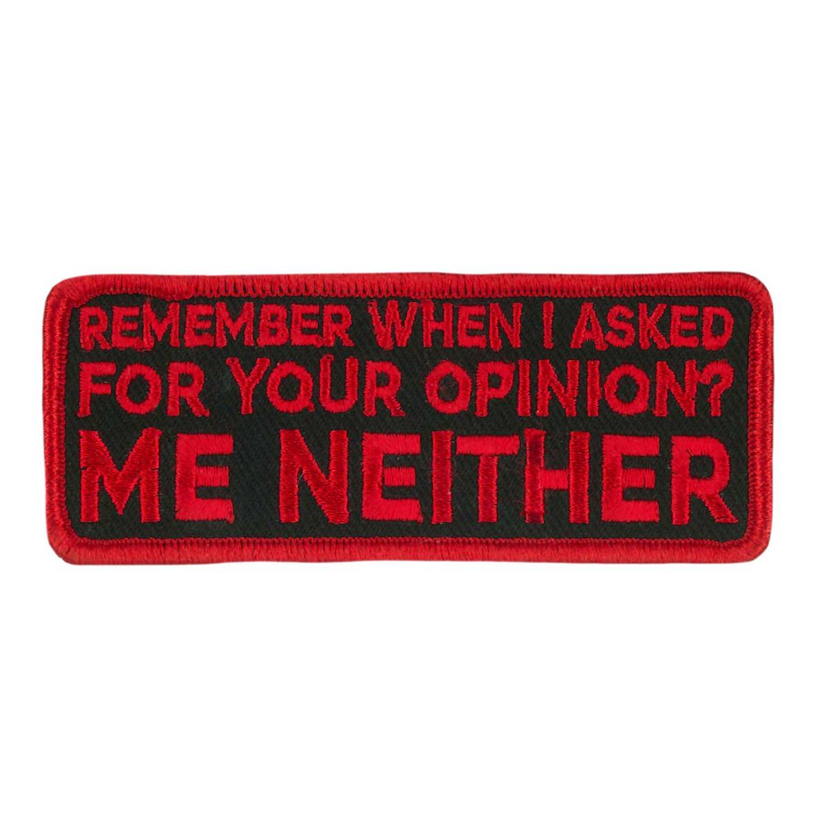 Hot Leathers PPW1082 Asked for Your Opinion  4″ x 2″ Patch